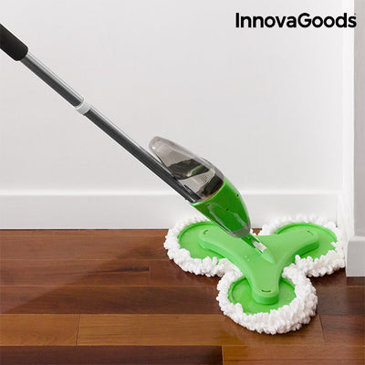 InnovaGoods Triple Dust-Mop with Spray