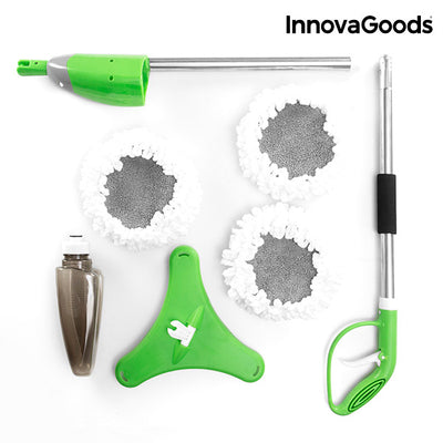 InnovaGoods Triple Dust-Mop with Spray