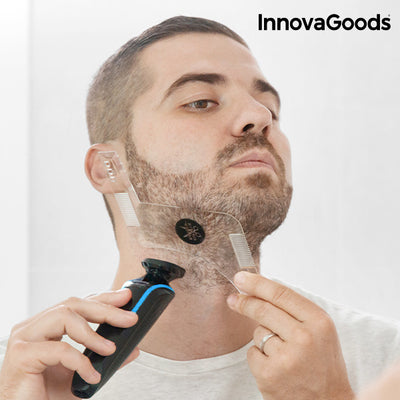 Modello per Radersi la Barba Hipster Barber InnovaGoods