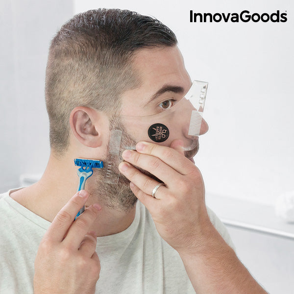 Molde de Barba Hipster Barber InnovaGoods