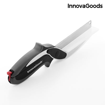 Cuchillo-Tijera con Mini Tabla de Cortar Integrada InnovaGoods