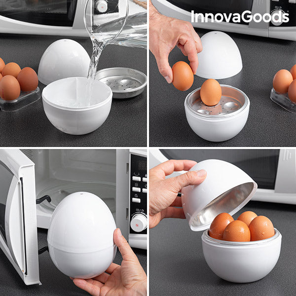 Mikrovalovka za Kuhanje Jajc z Recepti Boilegg InnovaGoods