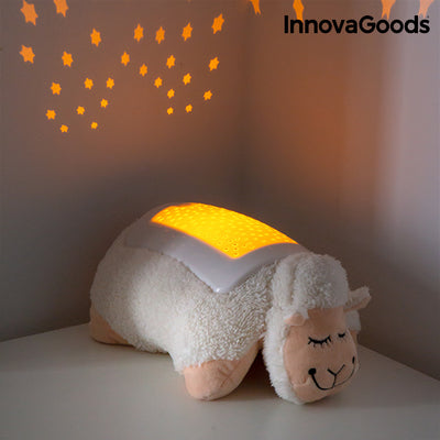 InnovaGoods LED Plüschtier Projektionslampe Schaf 