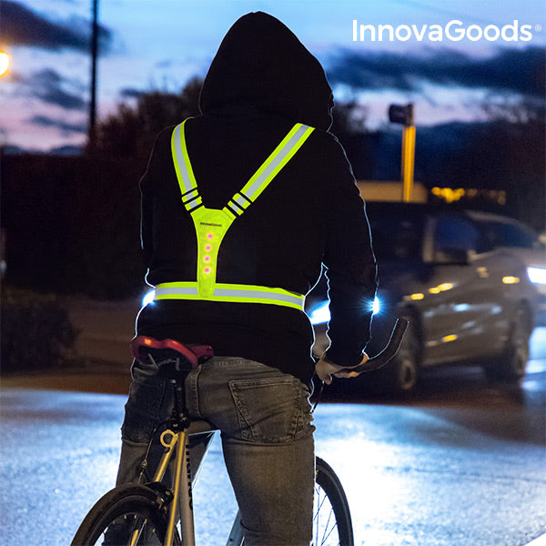Imbracatura Sportiva con Luci a LED Lurunned InnovaGoods