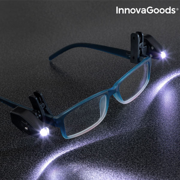 LED Klip na Brýle 360º InnovaGoods 2 kusů