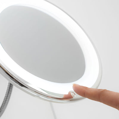 Povečevalno Ogledalo z LED lučjo z Fleksibilno Roko in Priseskom Mizoom InnovaGoods
