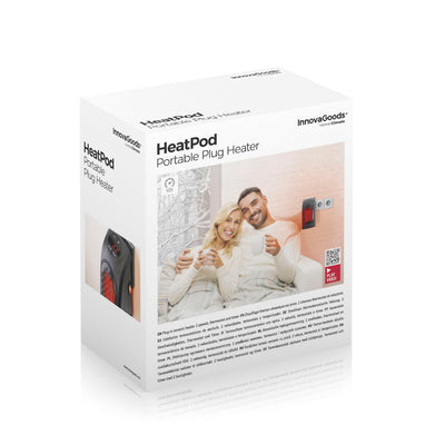 Calefactor Termocerámico de Enchufe HeatPod InnovaGoods 400W
