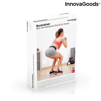 Öv rugalmas pánttal, farizomra, útmutatóval a gyakorlatokhoz Bootrainer InnovaGoods