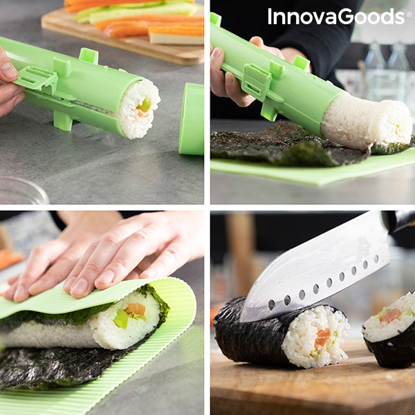 Sada na sushi s recepty Suzooka InnovaGoods 3 Kusy