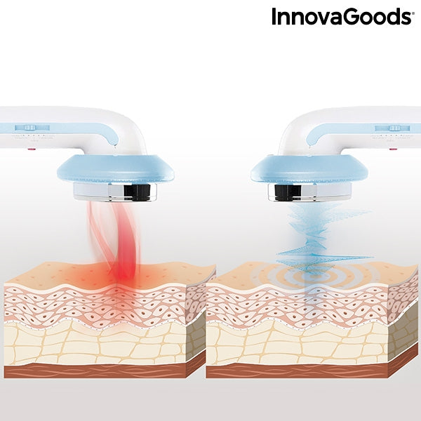 Ultrazvukový kavitační anticelulitidní masážní strojek s infračerveným zářením a elektrostimulací 3 v 1 CellyMax InnovaGoods