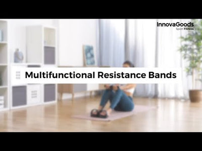 Benzi de rezistență multifuncționale elastice cu ghid de exerciții Tensport InnovaGoods