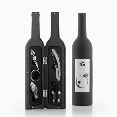 Etui na Wino Butelka InnovaGoods 5 Części