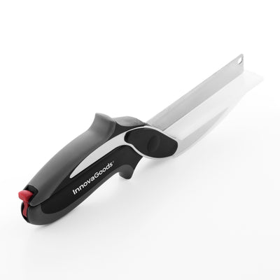 Cuchillo-Tijera con Mini Tabla de Cortar Integrada InnovaGoods